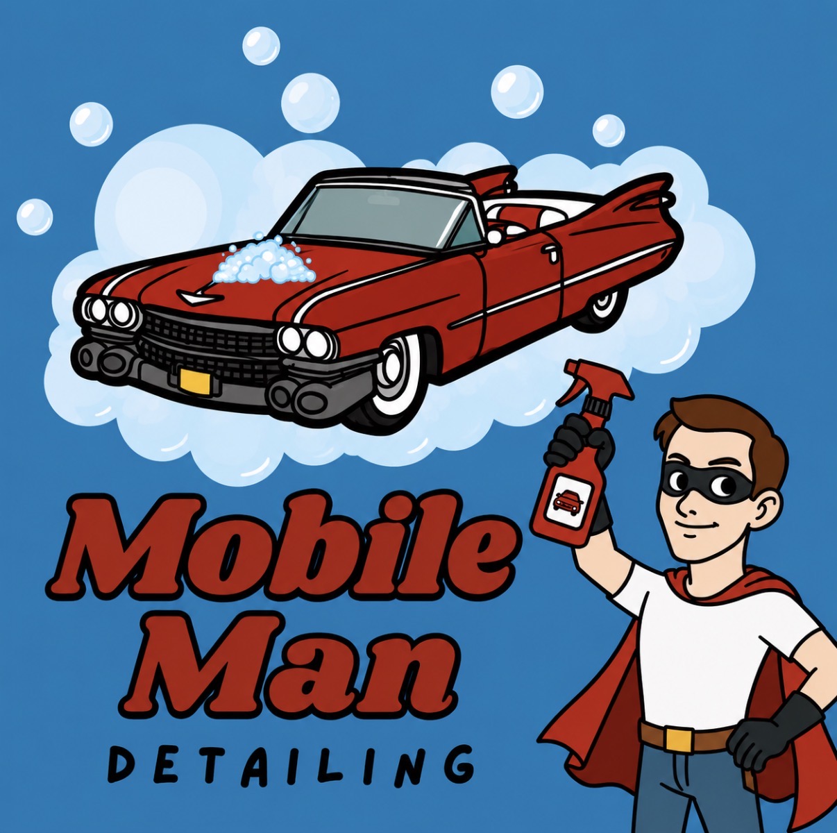 Mobile Man Detailing owner artwork
